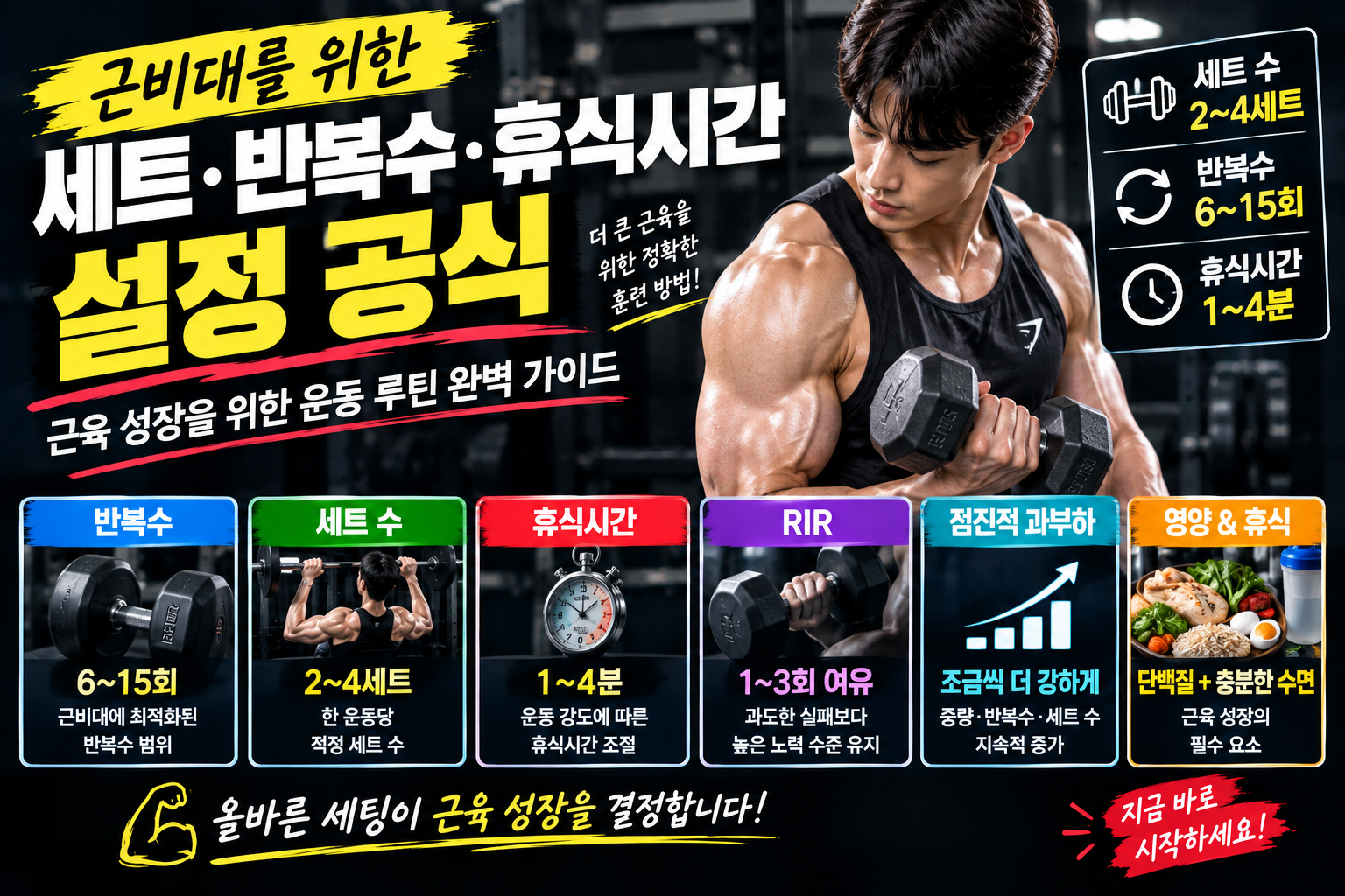 근비대 운동 설정 썸네일